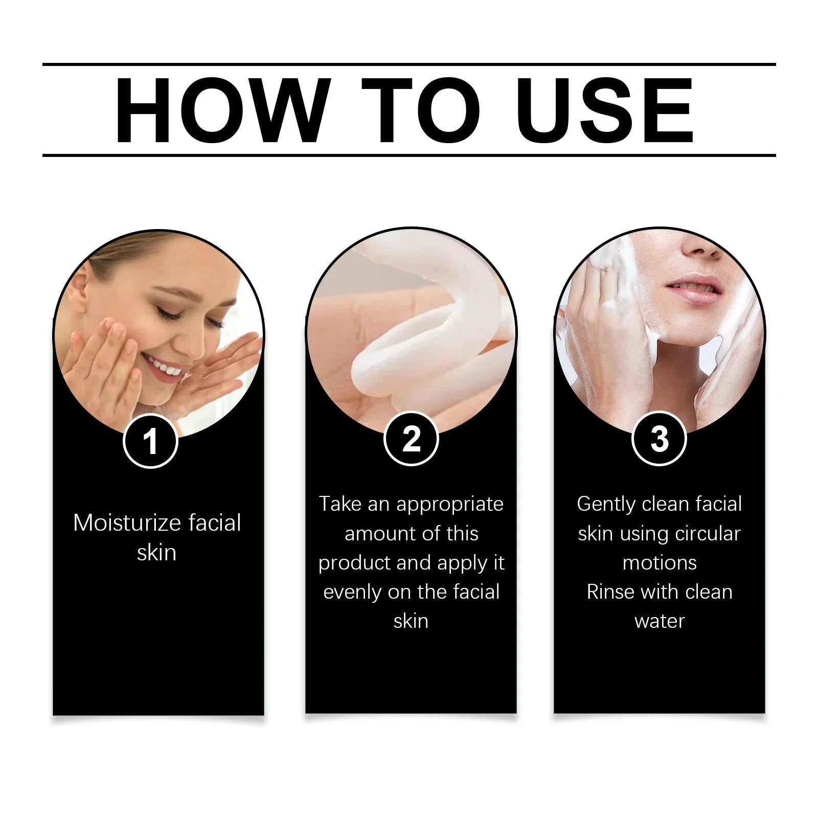 Niacinamide Facial Cleanser Smoothing Cleaning Dirt Oil Control Shrinking Pores Brighten Dullness Moisturizing Facial Wash Cream Oasis Select