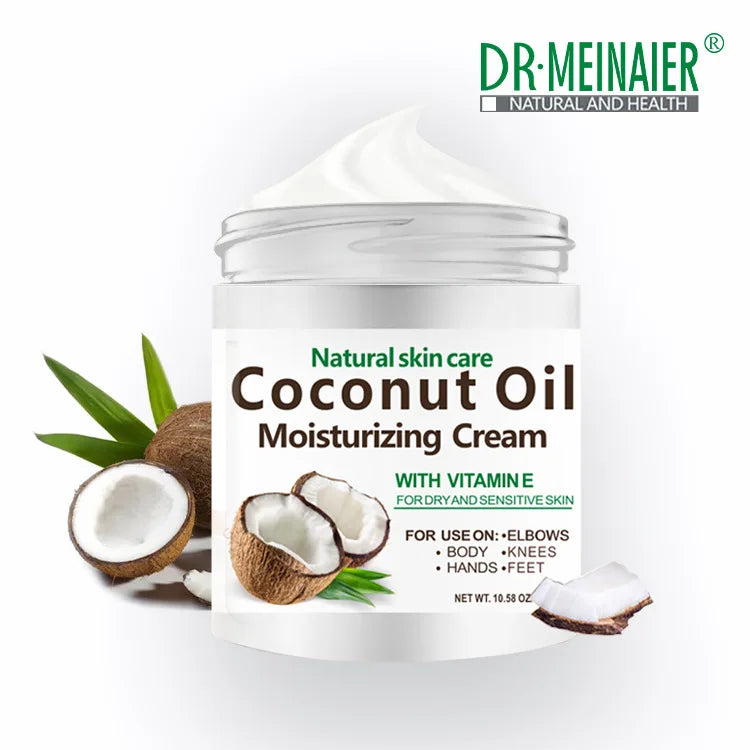 Organic Cold Pressed Coconut Oil Cream 300g – Body & Hair