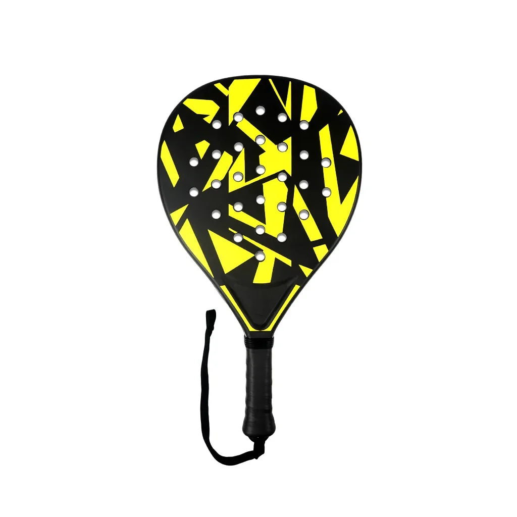 Padel Tennis Rackets beach tennis racket EVA Memory Flex Foam Core Lightweight Outdoor Sports Men and Women Racket Oasis Select Black yellow 1pc