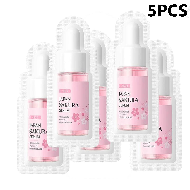 5/10pcs Moisturizing face Serum Nourishing Rejuvenation Skin Serum Shrink Pore Smoothing Face Skin care Travel size 1ml Oasis Select 5pcs