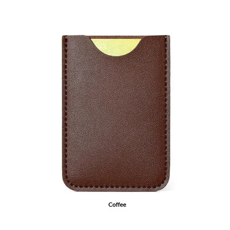 Slim RFID Blocking PU Leather Card Holder Wallet | Unisex Card Holder Wallet Oasis Select coffee A
