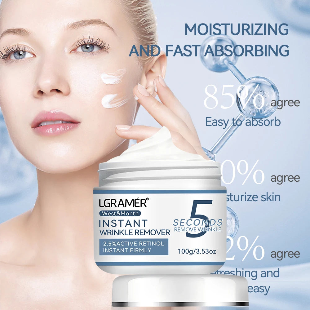 Retinol Collagen Cream with Hyaluronic Acid Vitamin C+E Firming Nourishing & Moisturizing Anti-wrinkle Aging Shrinks Pores Oasis Select