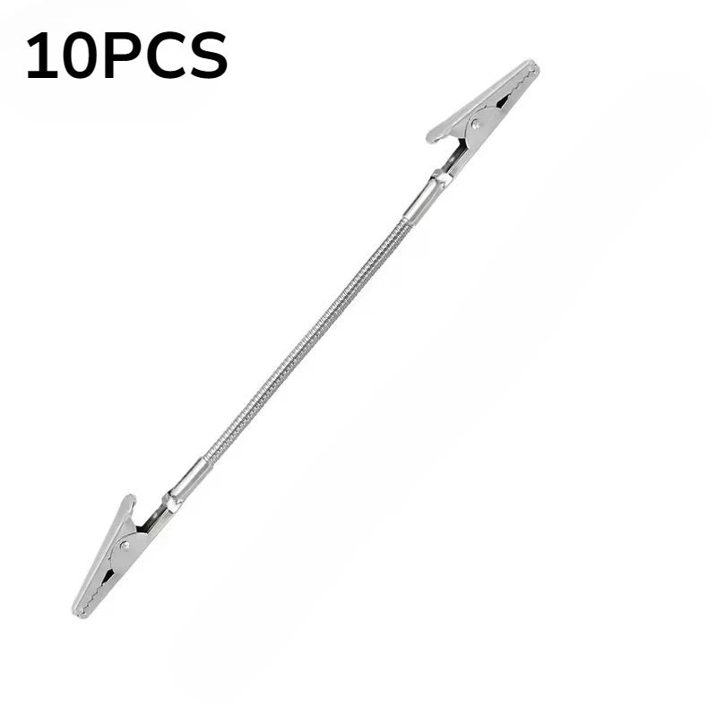 5/10PCS Outdoor Portable Flexible Anti-dumping Fixing Bracket for Double-headed Crocodile Mosquito-repellent Incense Clip Oasis Select 10PCS