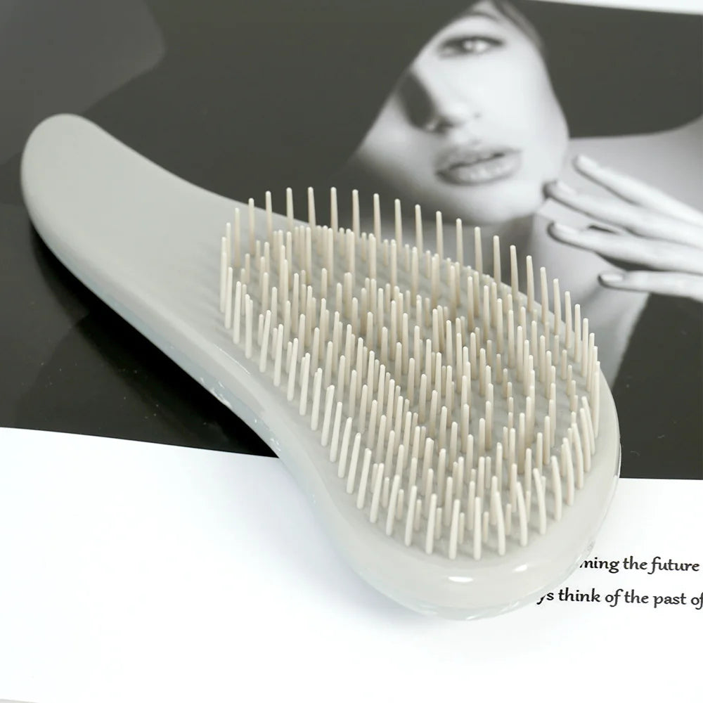 Marble Texture Hair Brush – Oval & Rectangular Detangling Hair Styling Brush Oasis Select