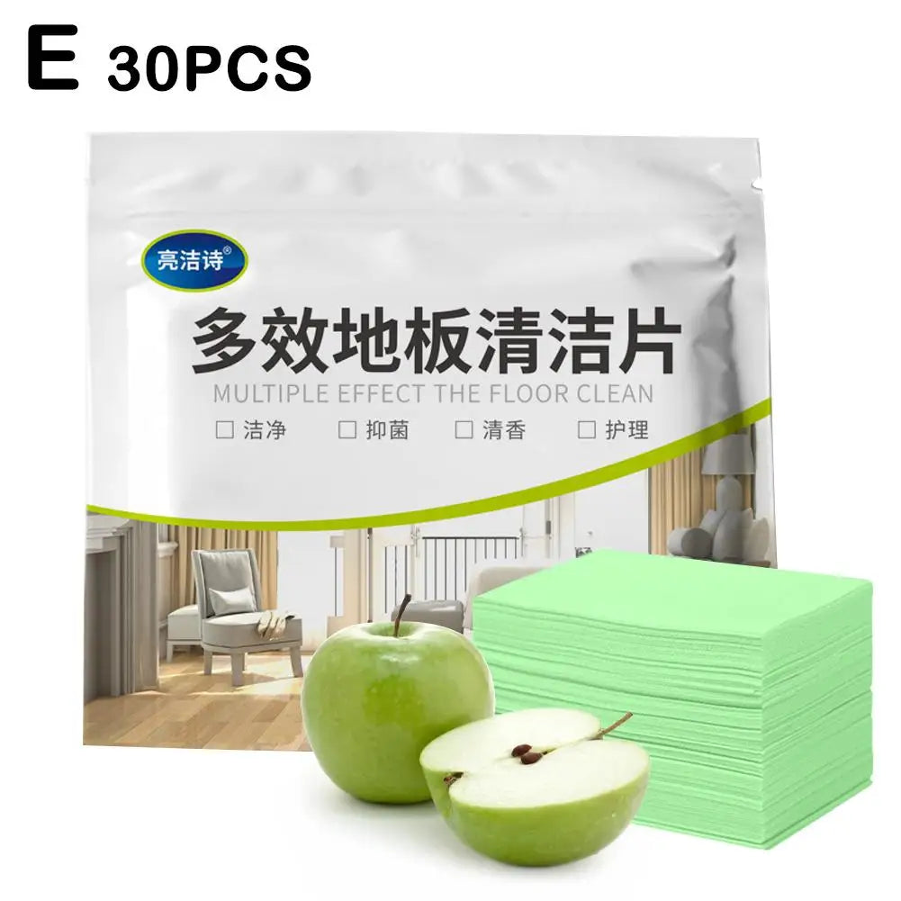 Floor Cleaner Tablets 30-Pack – Dissolving Sterilizing Sheets
