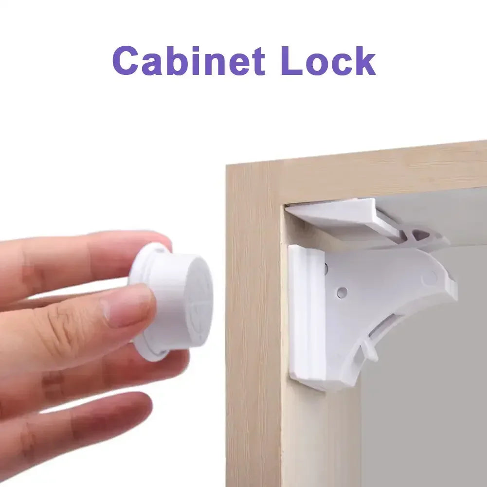 Magnetic Child Lock Children Protection Baby Safety Lock Drawer Latch Cabinet Door Lock Limiter Children Security Locks Oasis Select