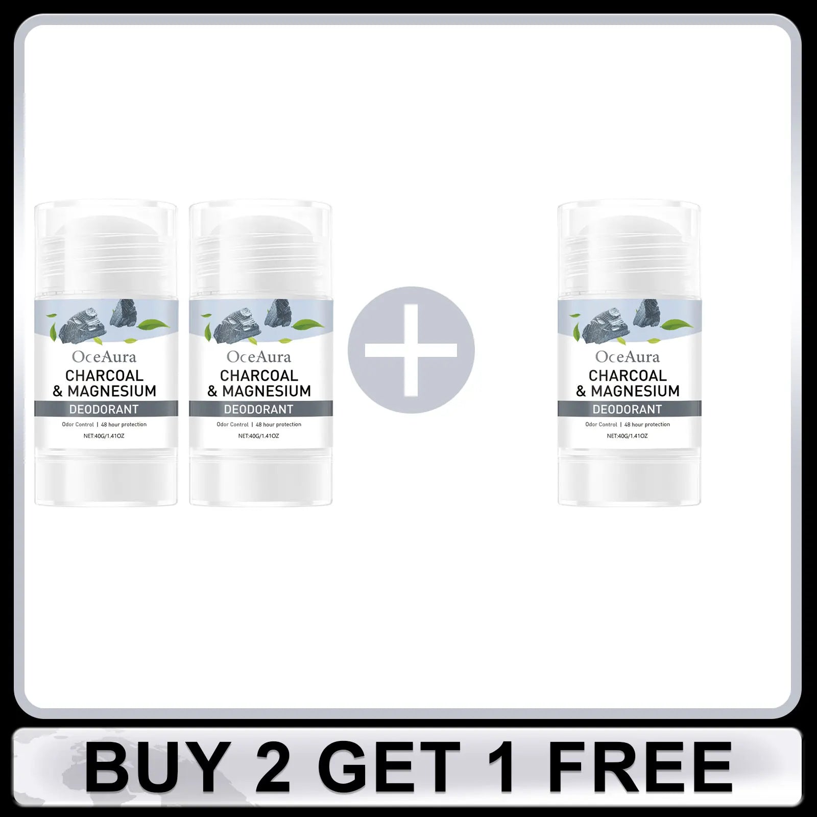 Charcoal Deodorant Stick for Armpit Long Lasting Freshing Sweat Eliminate Bad Smell Anti Odor Remover Smooth Underarm Deodorant Oasis Select Buy 2 Get 1 Free