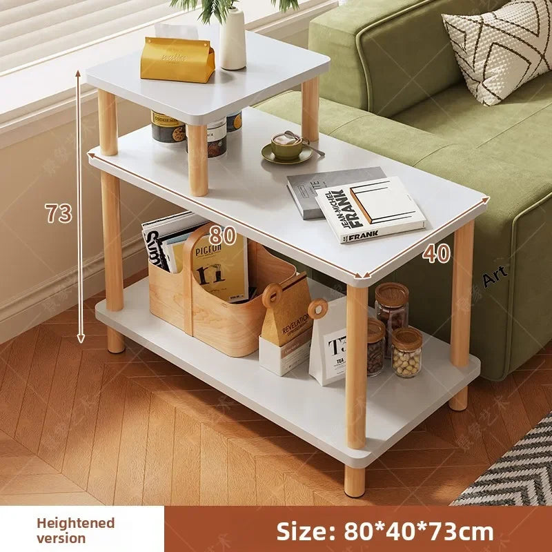 Multi-functional Coffee table, living room, sofa side, bedroom, bedside storage, locker, small apartment, small table Oasis Select ZG-BAI-80x40
