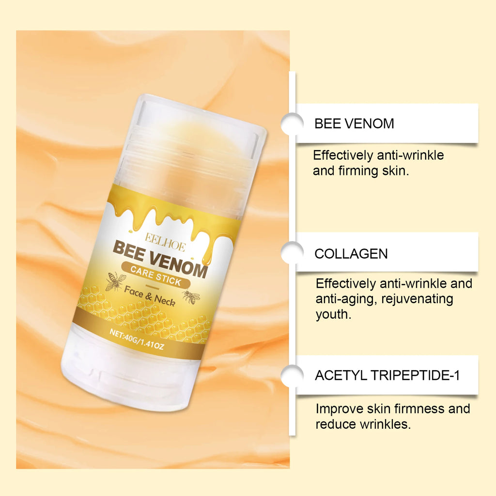 Bee Venom Neck Cream Stick – Collagen Lift & Tighten 40g