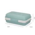 Plastic Soap Dish with Lid | Travel & Home Soap Box 2/3 Pack