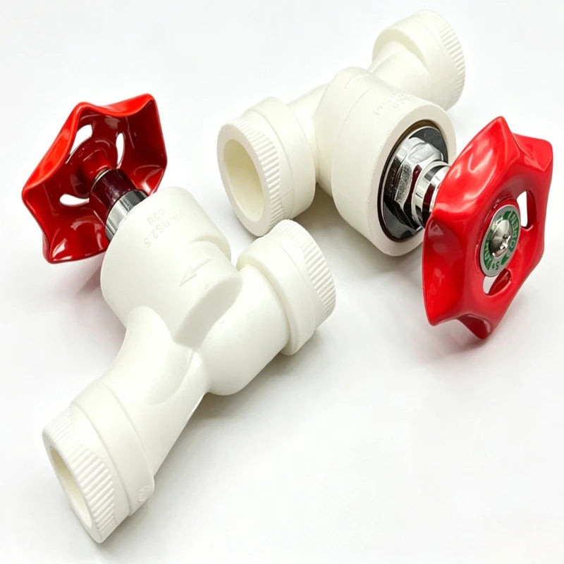 PPR Lifting S-type Globe Valve High Flow Hot Melt Iron Handwheel Straight Through Gate Valve Water Pipe Fittings Oasis Select