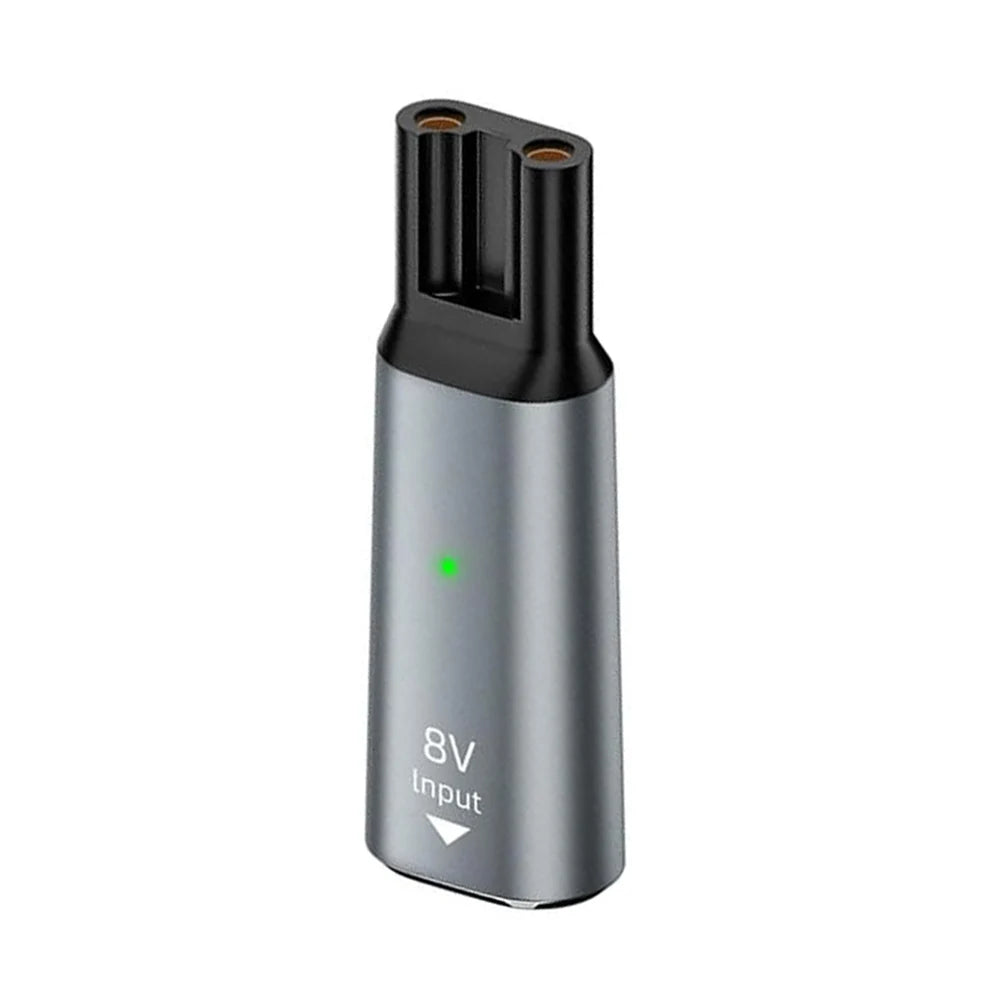 Type-C Charger Adapter for Philips Norelco OneBlade 8V QP2630 Shaver Charging Adapter Oasis Select Gray