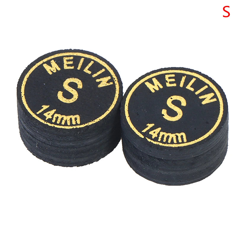 2pcs/Lot 14mm Japanese Cue Tip Quality Pool Billiard Pigskin Cue Tip 9 Layers Snooker Cue Tip@#X Oasis Select S