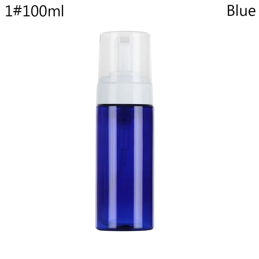 Clear Blue Shampoo Lotion Shower Gel Foam Pump Bottles Foaming Bottle Liquid Soap Whipped Mousse Points Bottling Oasis Select Blue-1-100ml