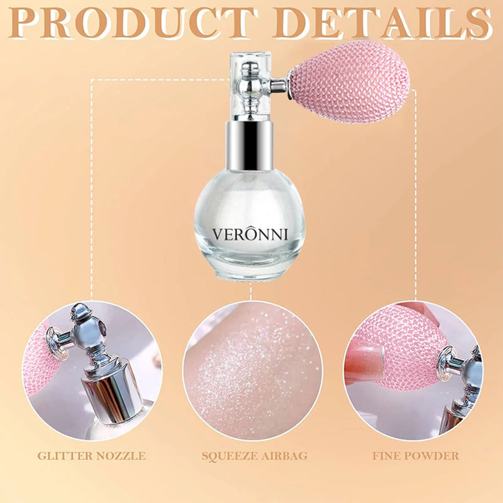 Glitter Body Highlighter Spray – Hair, Face & Skin Shimmer