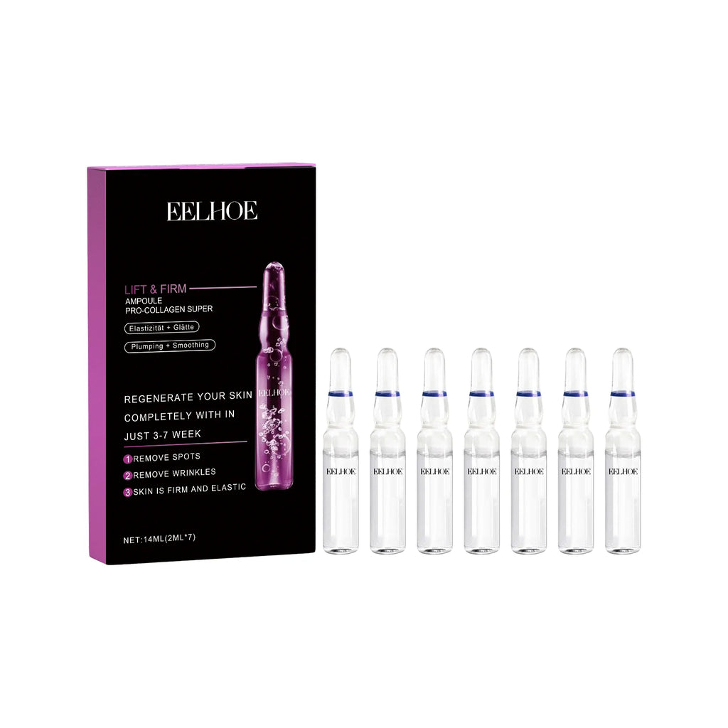 EELHOE Collagen Lifting Serum – Anti-Wrinkle Ceramide Ampoule Collagen Face Serum Oasis Select Essence 1 Box