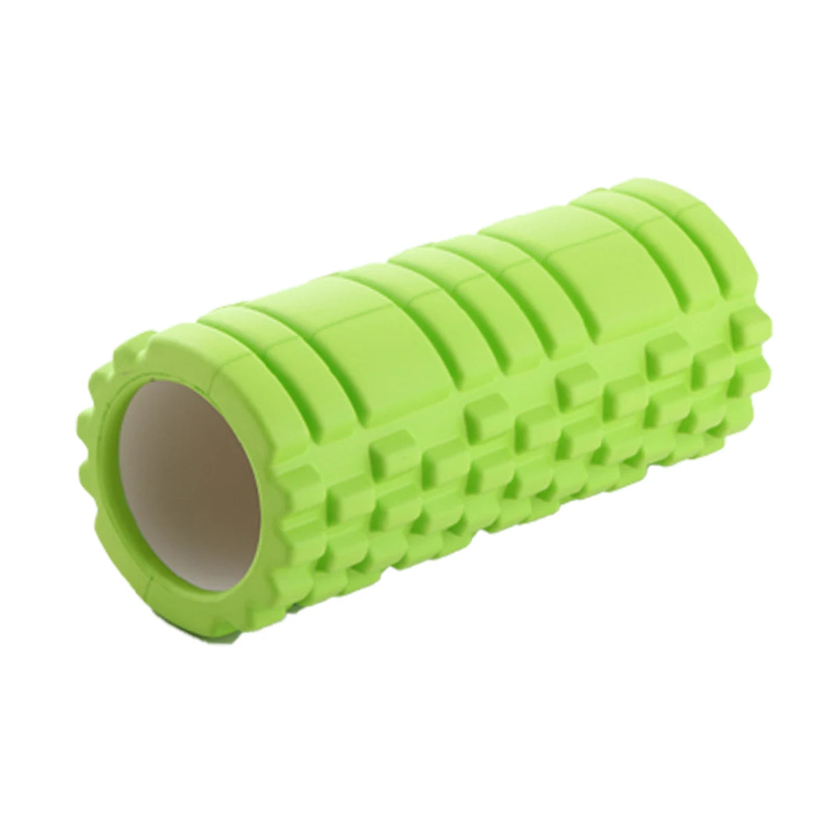 13" High-Density Foam Roller – Firm Smooth Surface for Deep Tissue Massage, Back Pain Relief & Yoga Pilates Core Workouts Oasis Select S-Green-1pc