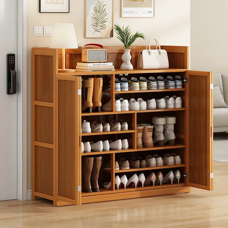 Nanzhu shoe cabinet simple shoe rack at the door of the home large-capacity storage artifact multi-layer dust-proof Oasis Select