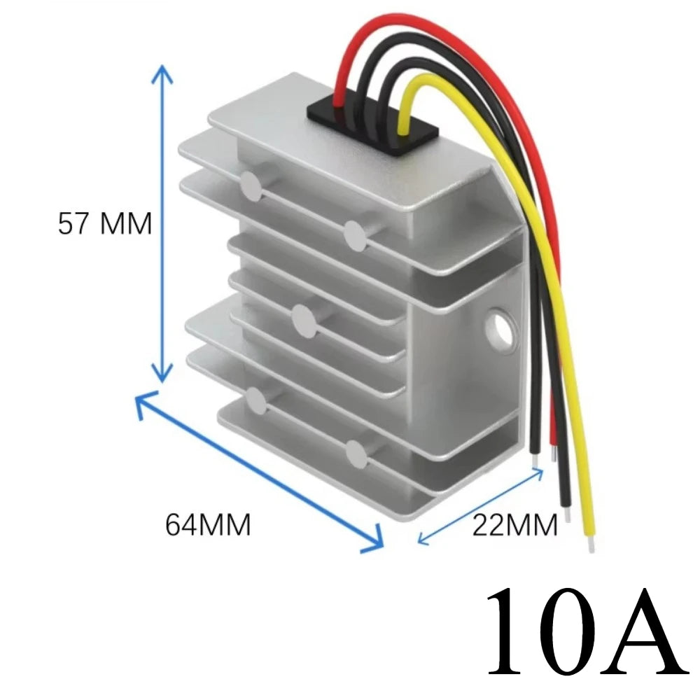 9-36V to 12V 13.8V/15V/19V 20V/24V Power Supply Regulator Module 5A-30A Car Voltage Regulator DC-DC Buck-Boost Waterproof Oasis Select 10A 10-36V 15V