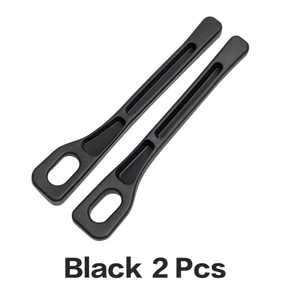 2PCS Car Seat Gap Filler Between Seats Crevice Interior Decoration Accessories For BMW AUDI VW Mercedes Benz Toyota Ford KIA ETC Oasis Select 2PCS Black