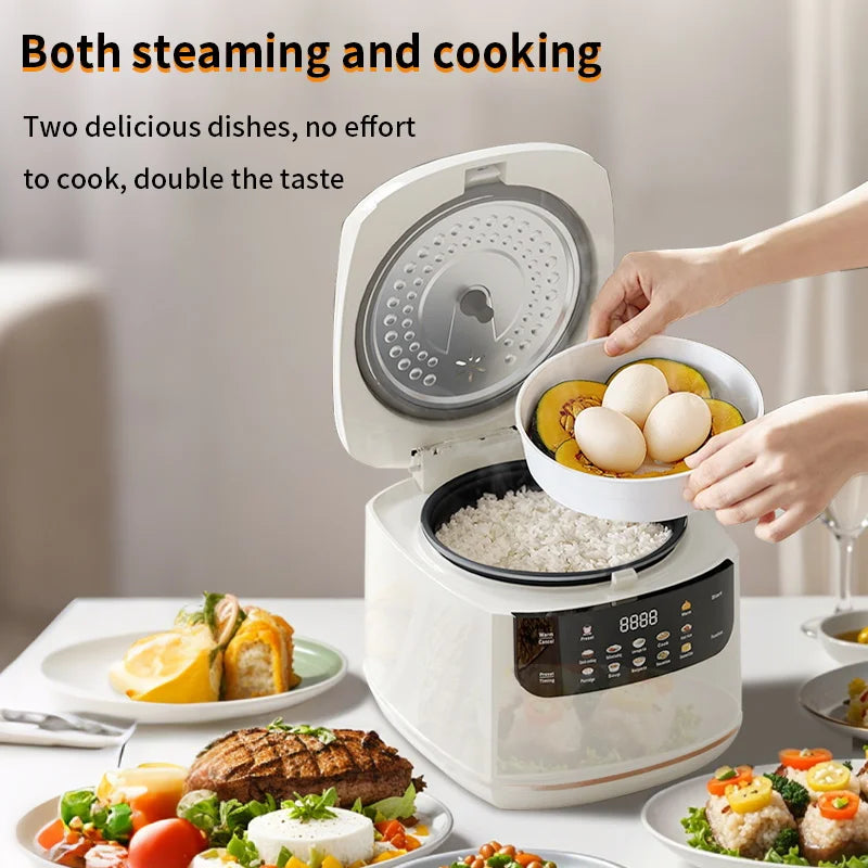 URGGU 2L Mini Electric Rice Cooker – Non-Stick Multi Cooker