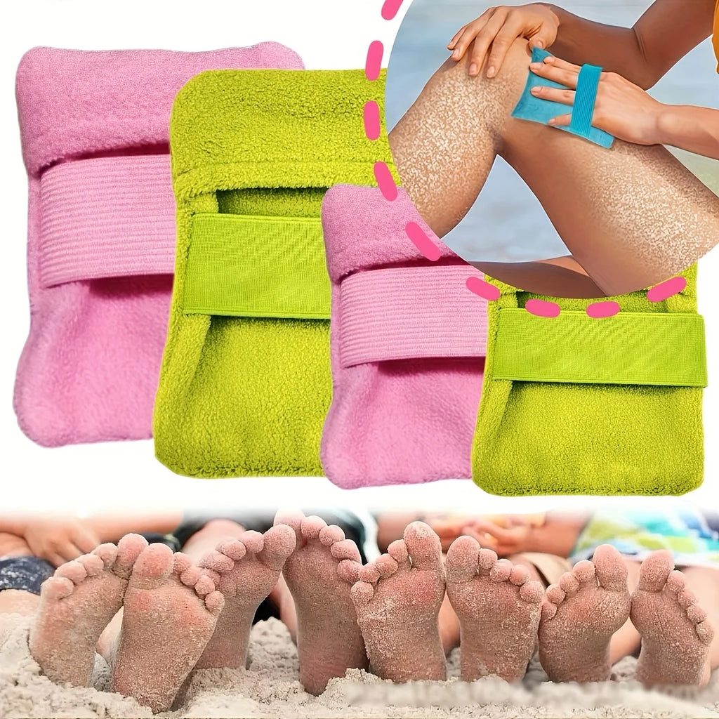 1Pc Portable Cleaning Cloth Sand Removal Brush, Battery-Free Ergonomic Design & Exfoliating Bristles for Beach & Body Cleaning Oasis Select