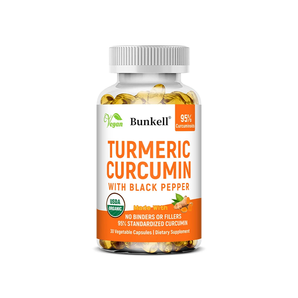Turmeric Curcumin 95% Curcuminoids Black Pepper & Ginger Herbal Supplement Oasis Select 30 count-1 bottle