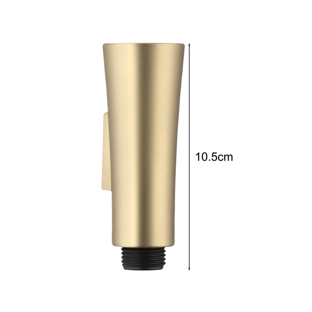 1.8 GPM Pull Out Faucet Sprayer Nozzle Column Brushed Gold Kitchen Sink Water Saving Shower Spray Head Bathroom Sink Tap Oasis Select