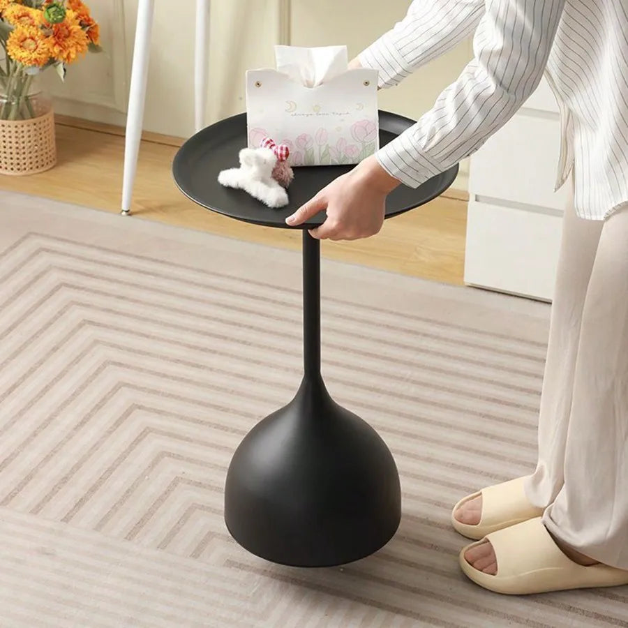 Nordic Style Coffee Table Moving Side Table Sofa End Table Luxurious Elegant Small Round Table For Home Simple Nightstand Oasis Select
