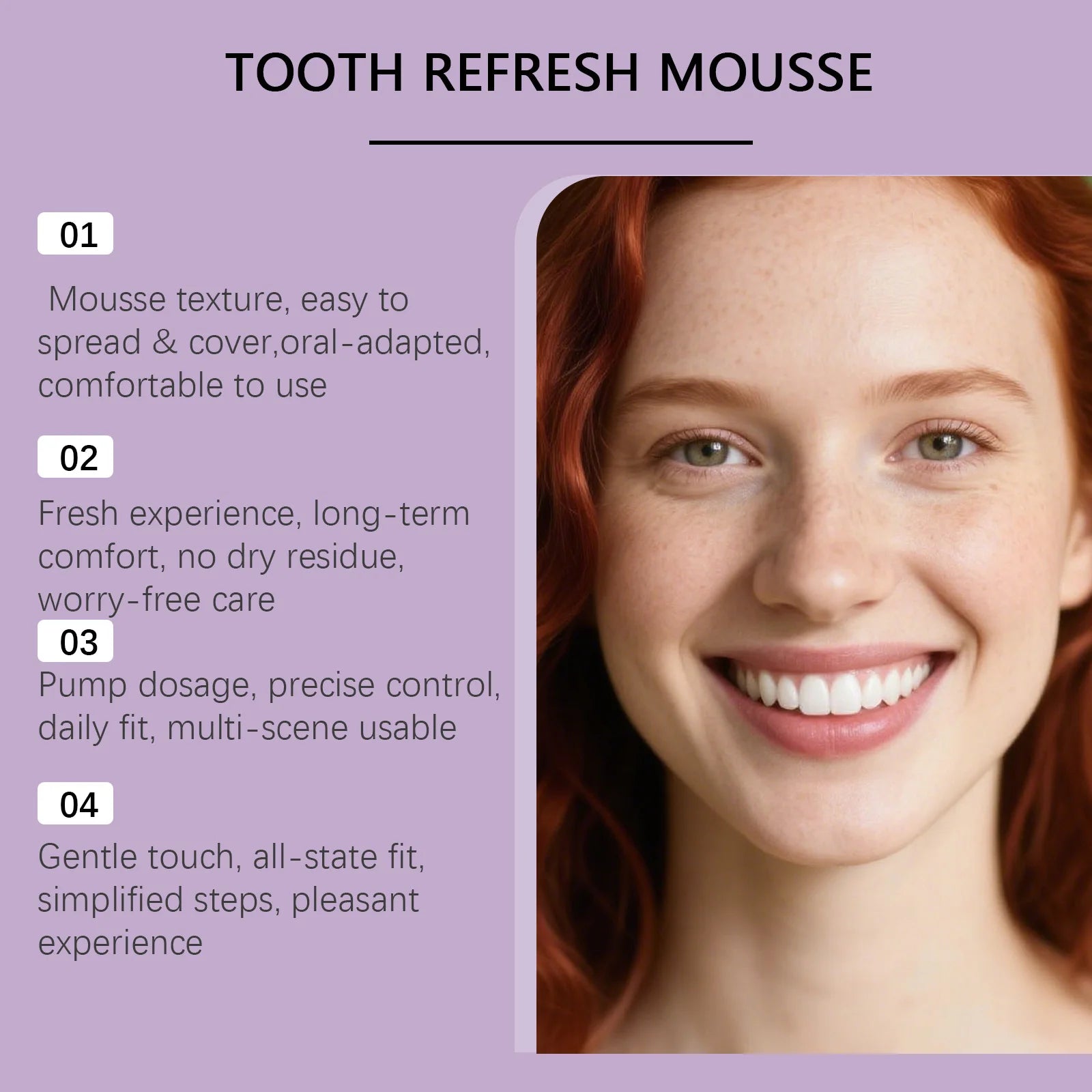Tooth Freshening Mousse – Whitening & Fresh Breath Care 60ml Dental Mousse Oasis Select