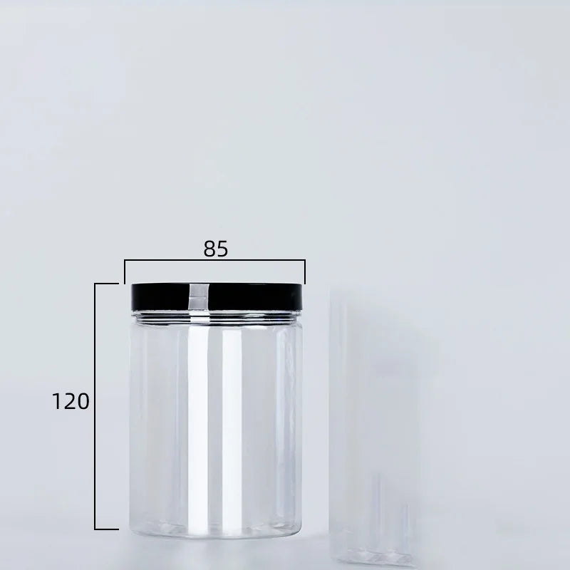 Clear Sealed Can With Lid Food Smell Odor Proof Storage Packaging Bottle Coffee Beans Seasoning Container Kitchen Accessories Oasis Select