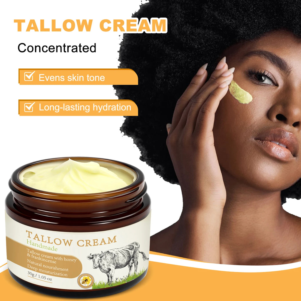 Organic Tallow Balm – Natural Face Moisturizer | YURHERSU 50ml Face Tallow Balm Oasis Select