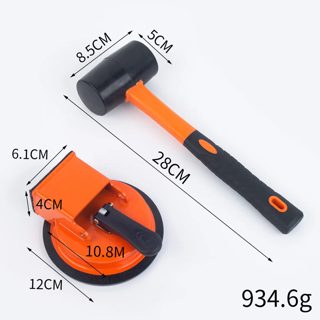 JUSTINLAU Wooden Floor Installation Tools Rubber Hammers Ceramic Tile Joint Special Tools Floor Installation Tools hand tool Oasis Select a set