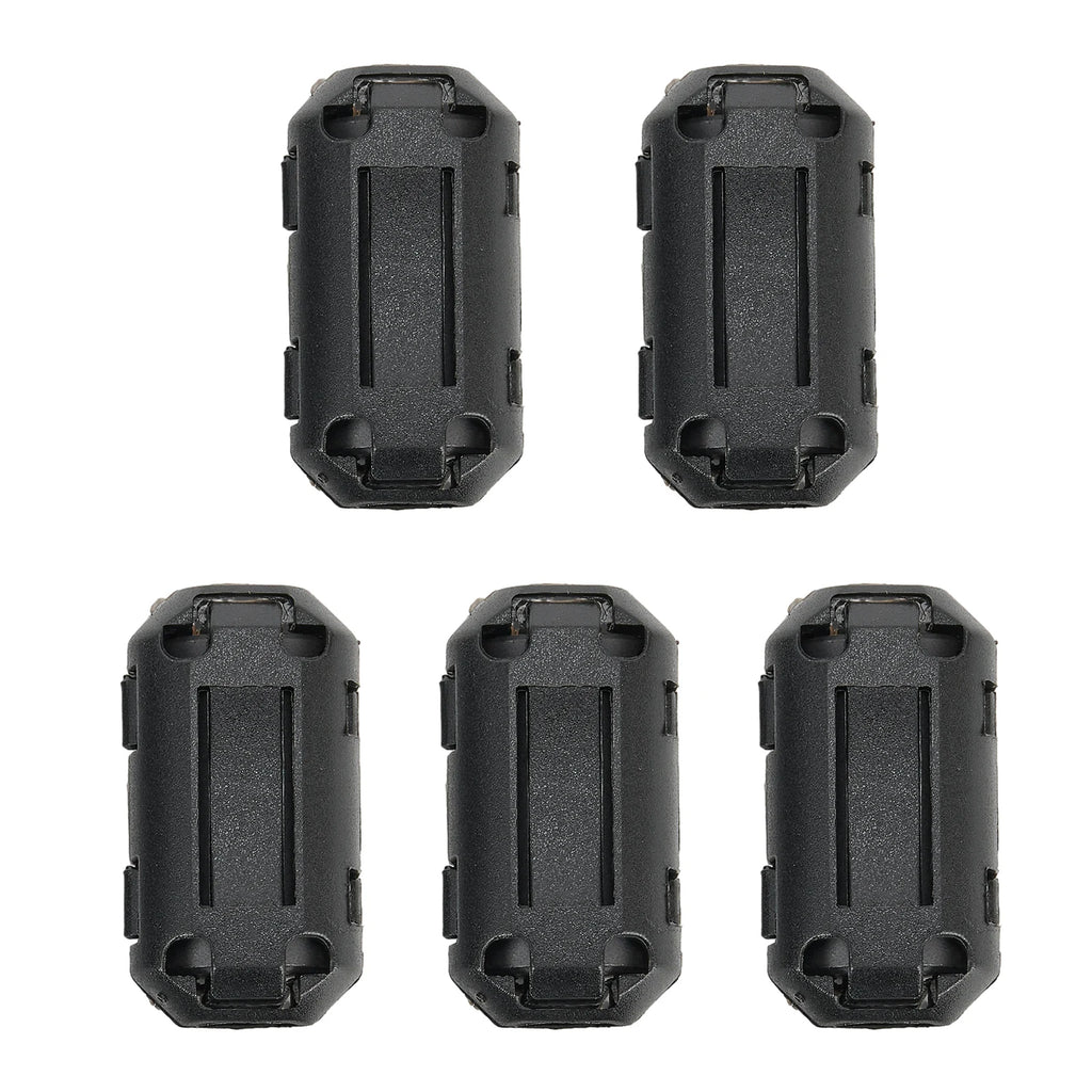 5Pcs 3.5/5/7/9/13mm Toroidal Core Ferrite Bead Clip Choke EMI RFI Noise Filter Clip For USB/Video Cable Power Cord Oasis Select 7mm