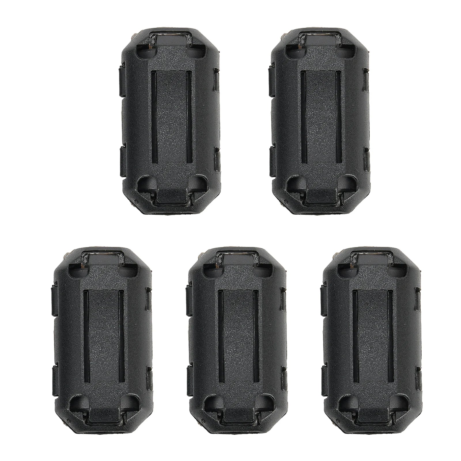 5Pcs 3.5/5/7/9/13mm Toroidal Core Ferrite Bead Clip Choke EMI RFI Noise Filter Clip For USB/Video Cable Power Cord Oasis Select 7mm