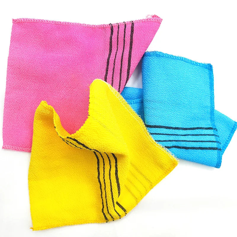 Asian Exfoliating Bath Mitt – Double-Sided Body Scrub Washcloth