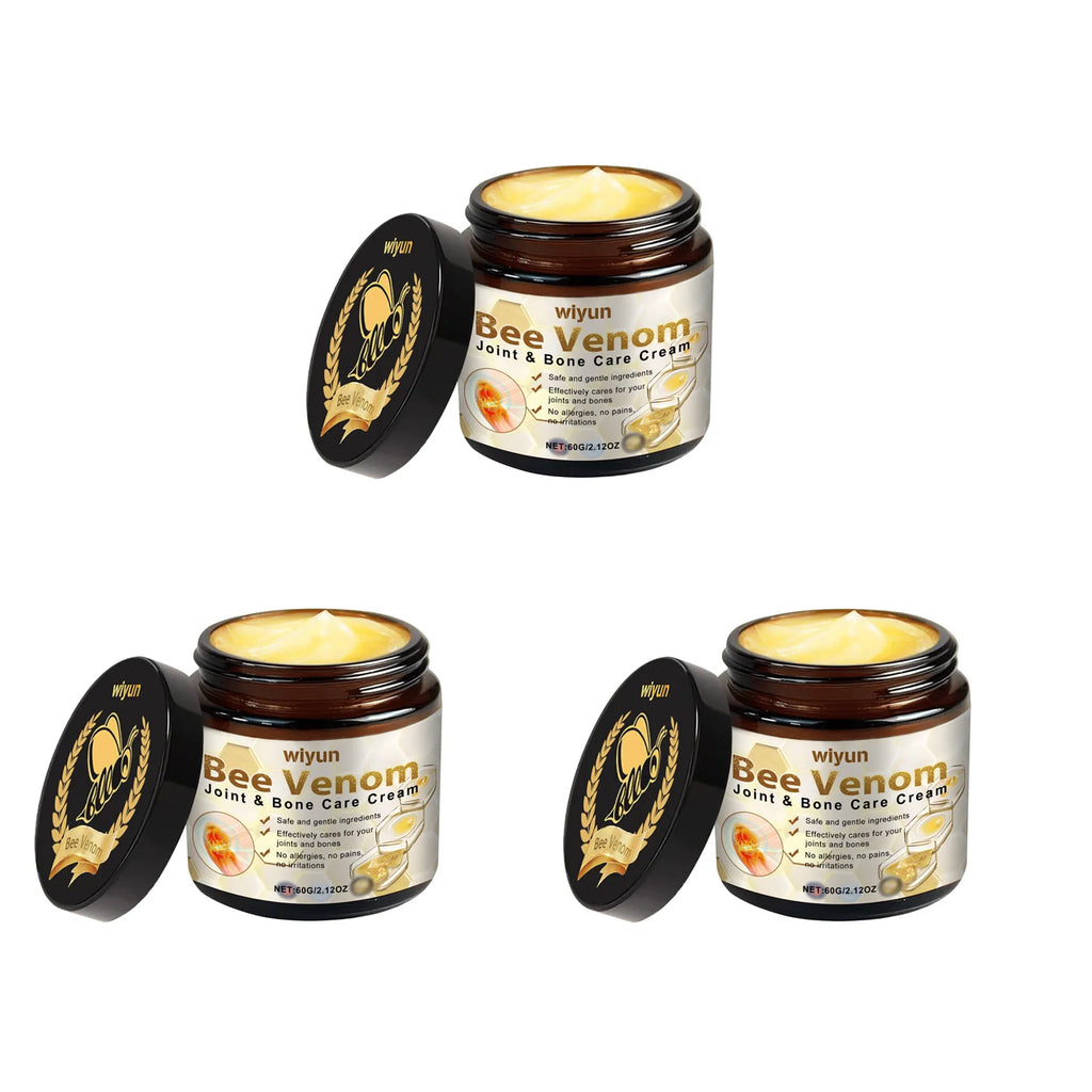 Bee Venom Joint & Muscle Relief Cream – Knees & Back | WIYUN Joint Relief Cream Oasis Select 3 x 60g Boxed