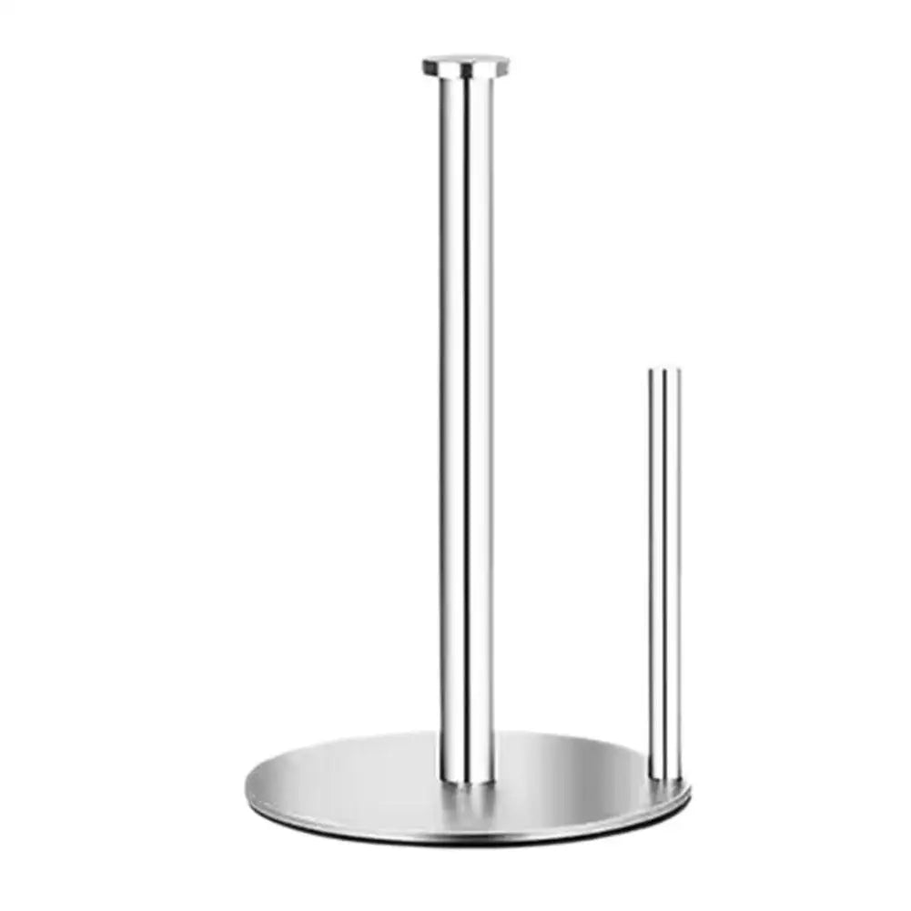 Paper Towel Holder Countertop Heavy-Duty Countertop Organizer, Space-Saving Design for Paper Towels for Bathroom Kitchen Oasis Select Silvery