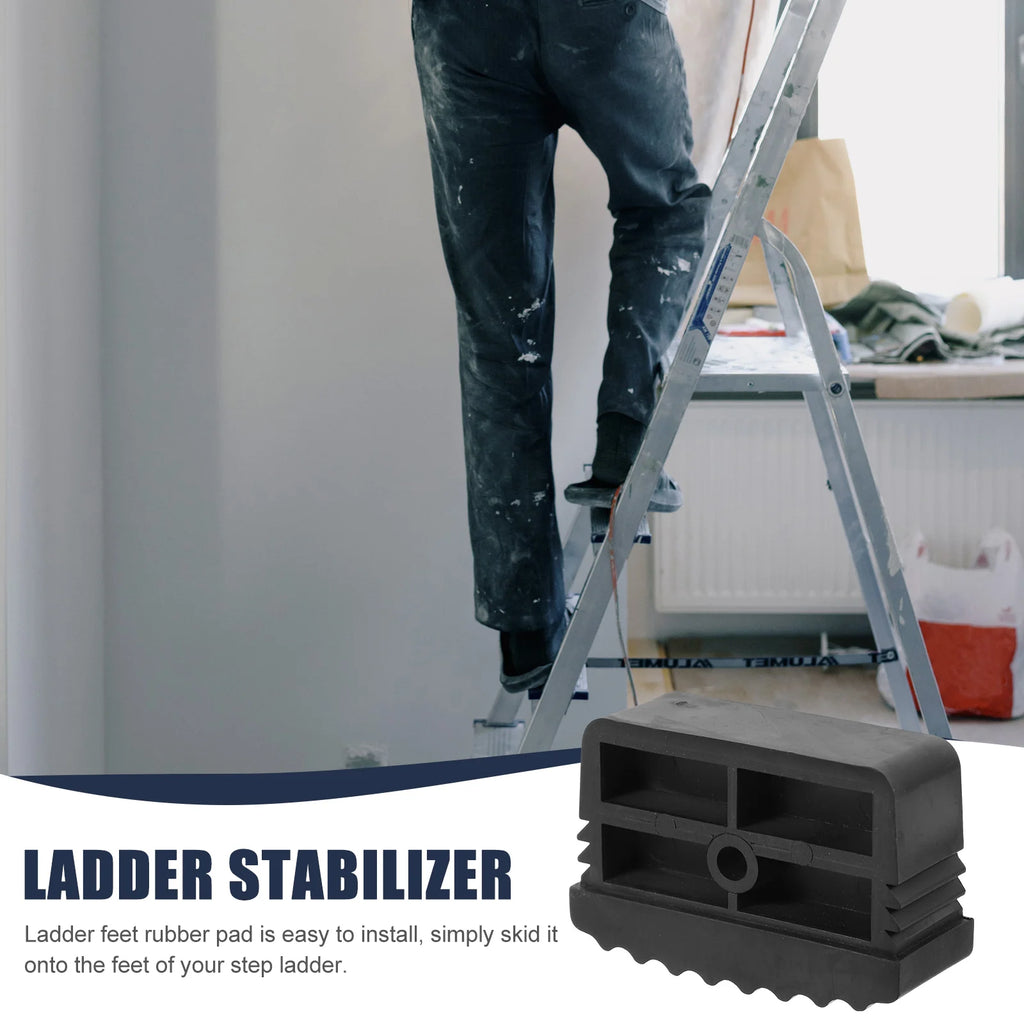 Ladder Anti-slip Foot Covers Accessories Feet Rubber Safety Mask Leg Protective Home Pad Pads Caps Step Ladder Feet Mat Oasis Select