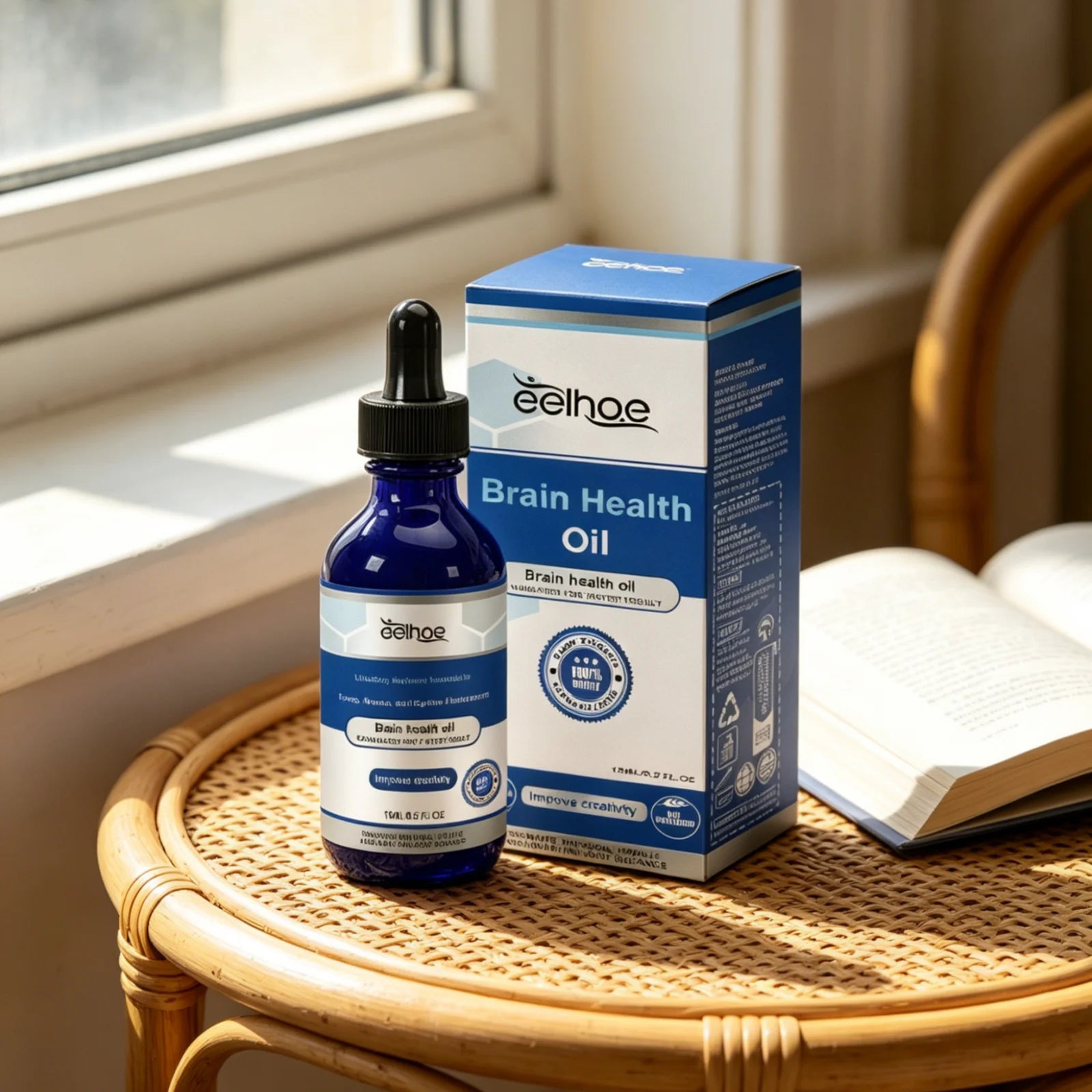 EELHOE Brain Health Oil – Focus & Cognitive Support 15ml Cognitive Essential Oil Oasis Select