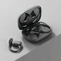 Original Silicone in Ear Hanging Hook Sports Mobile Phones Microphone HD Call ENC Noise Reduction Wireless Bluetooth for phones Oasis Select black