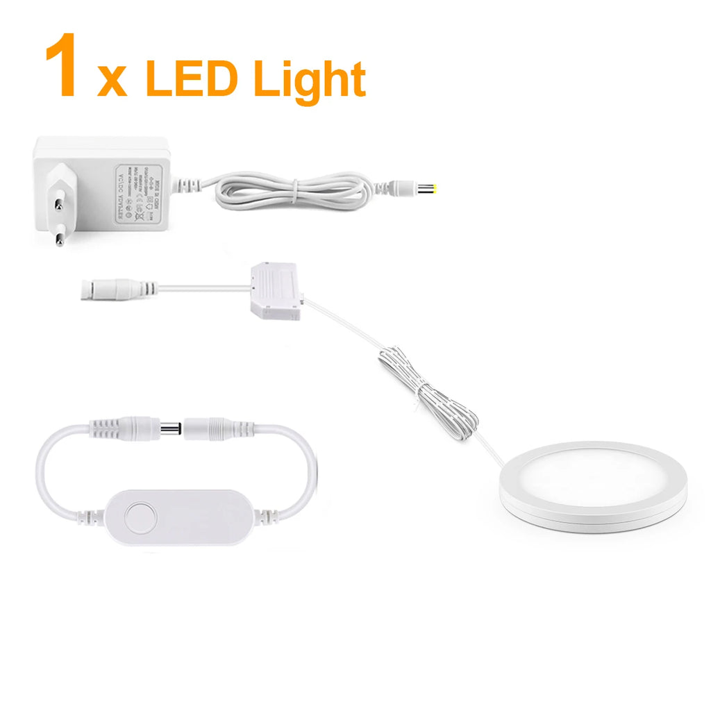 Smart Home Zigbee Tuya Voice Control LED Light For SmartThings Alexa Google,Kitchen Dimmable 12V Panel Lamp Wall Ceiling Decor Oasis Select 1x LED Light Natural White