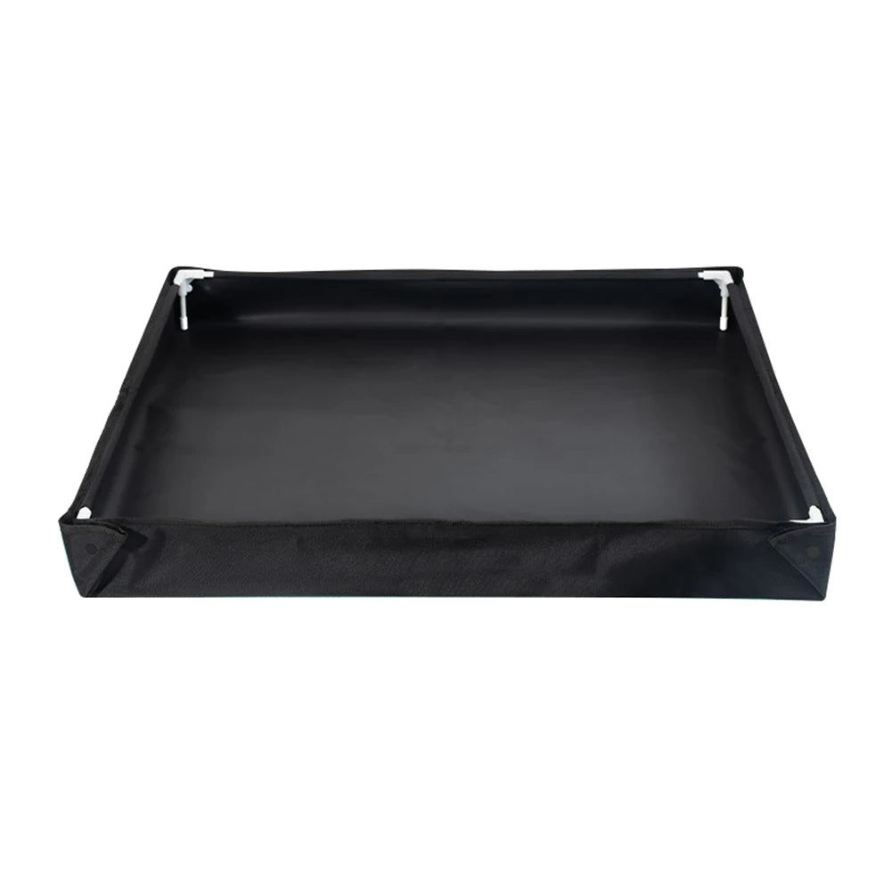 Foldable Shower Base with Drain – Camping, Pet & Beach Tray Portable Shower Tray Oasis Select black spain