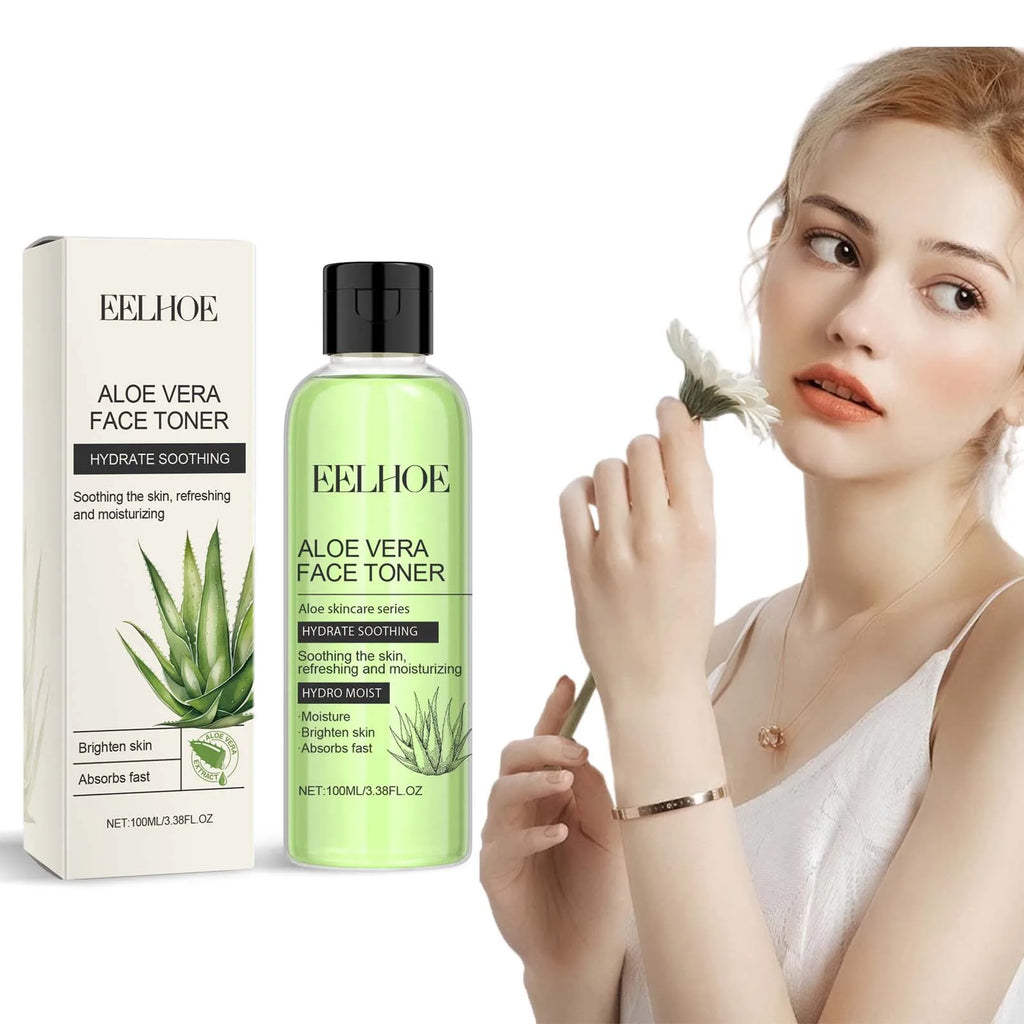 100ml Aloe Vera Toner Tonic Hydration Oil Control Refreshing Rejuvenation Smooth Facial Moisturizing Toner Serum Skin Care New Oasis Select