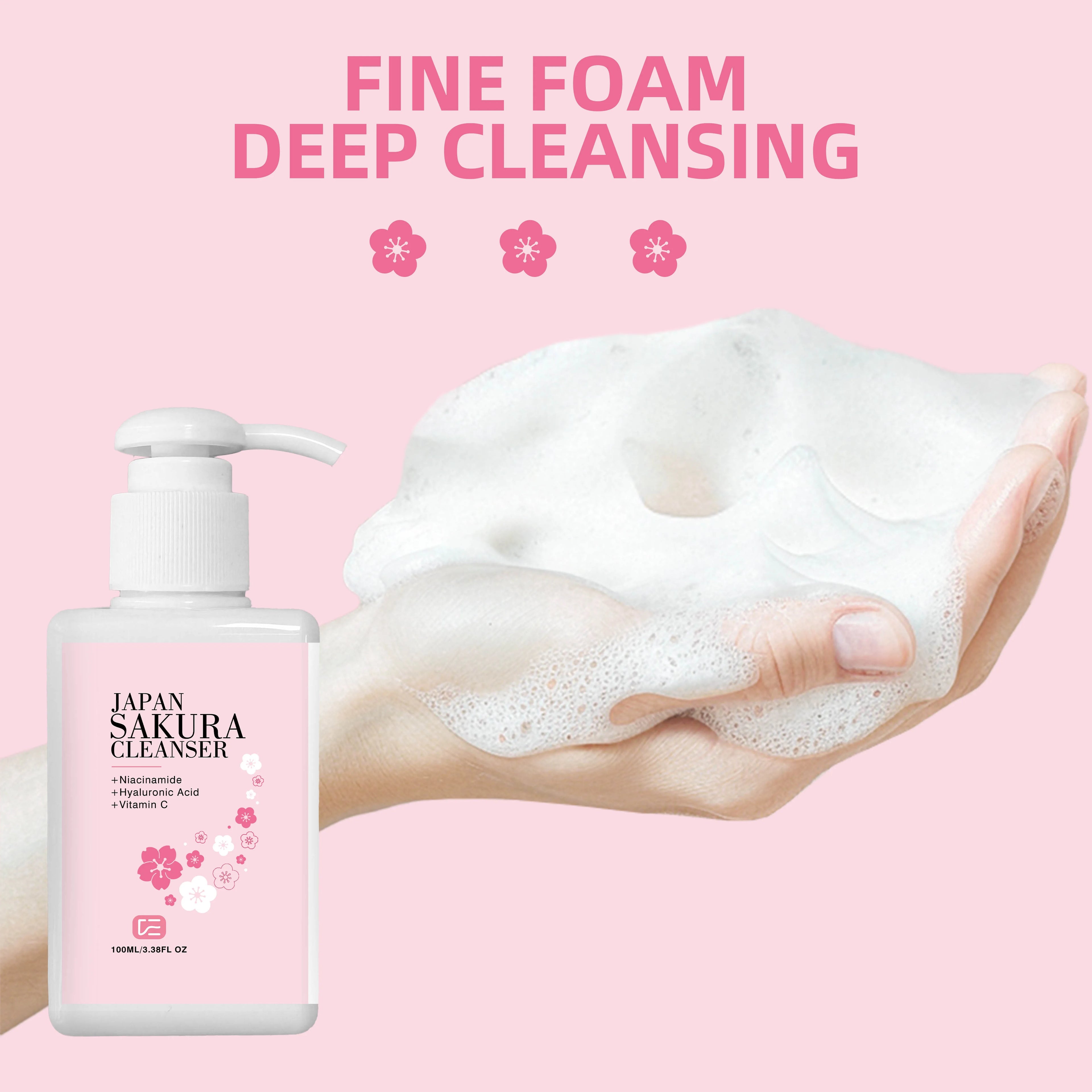 Veérenae Sakura Cherry Blossom Facial Cleanser – All Skin Types