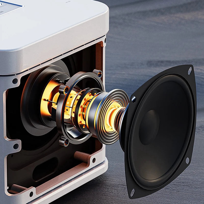WISH KD-203 Karaoke Set Karaoke Speaker Wireless Bluetooth Dual Microphone Speaker Microphone Machine Oasis Select