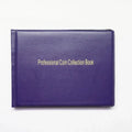 240 Pockets Coin Collection Holder PVC Penny Album Gifts Coin Collecting Album 10 Pages Coin Collection Book for Collectors Oasis Select blue