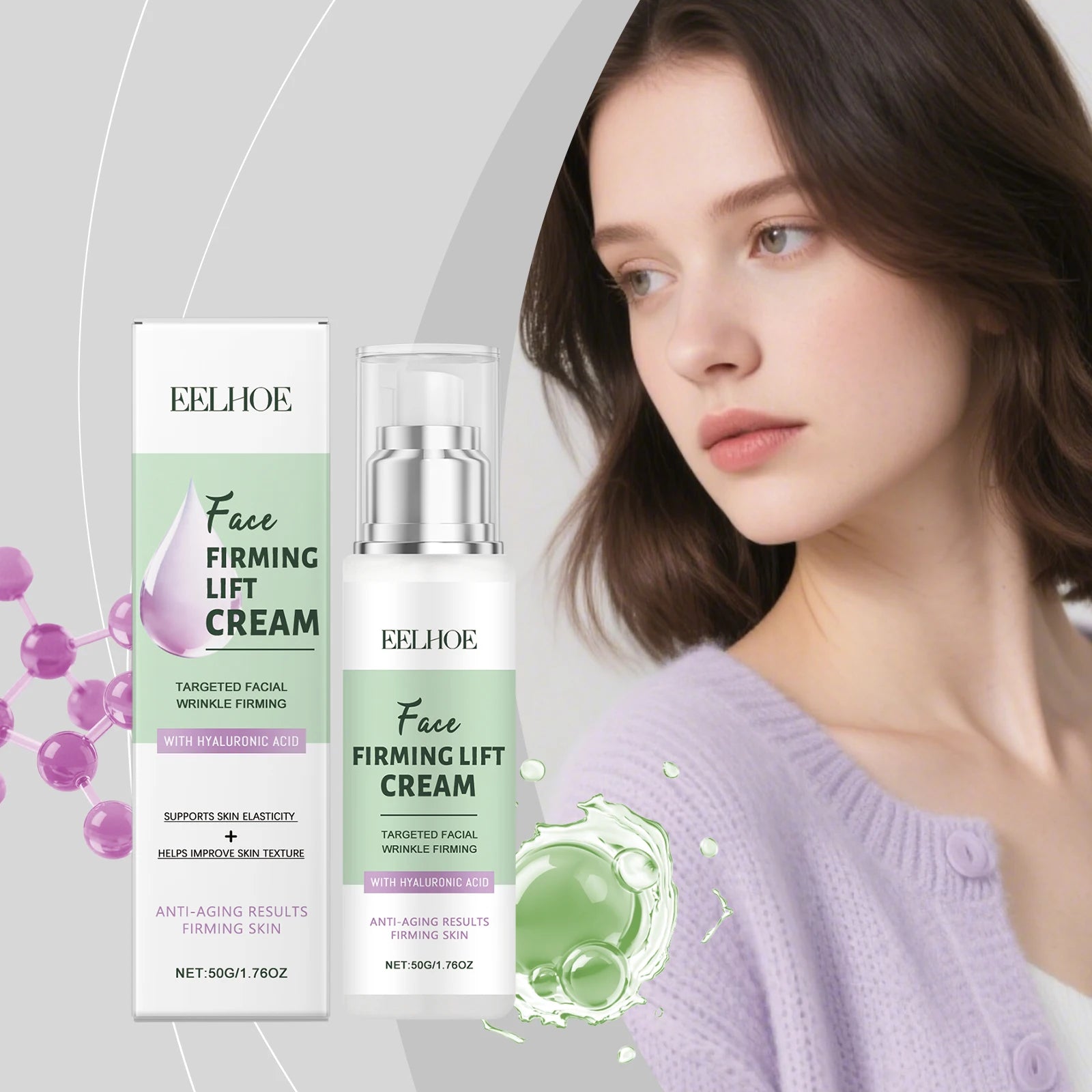 eelhoe Daily Facial Cream – Hydrating & Moisturizing 50g