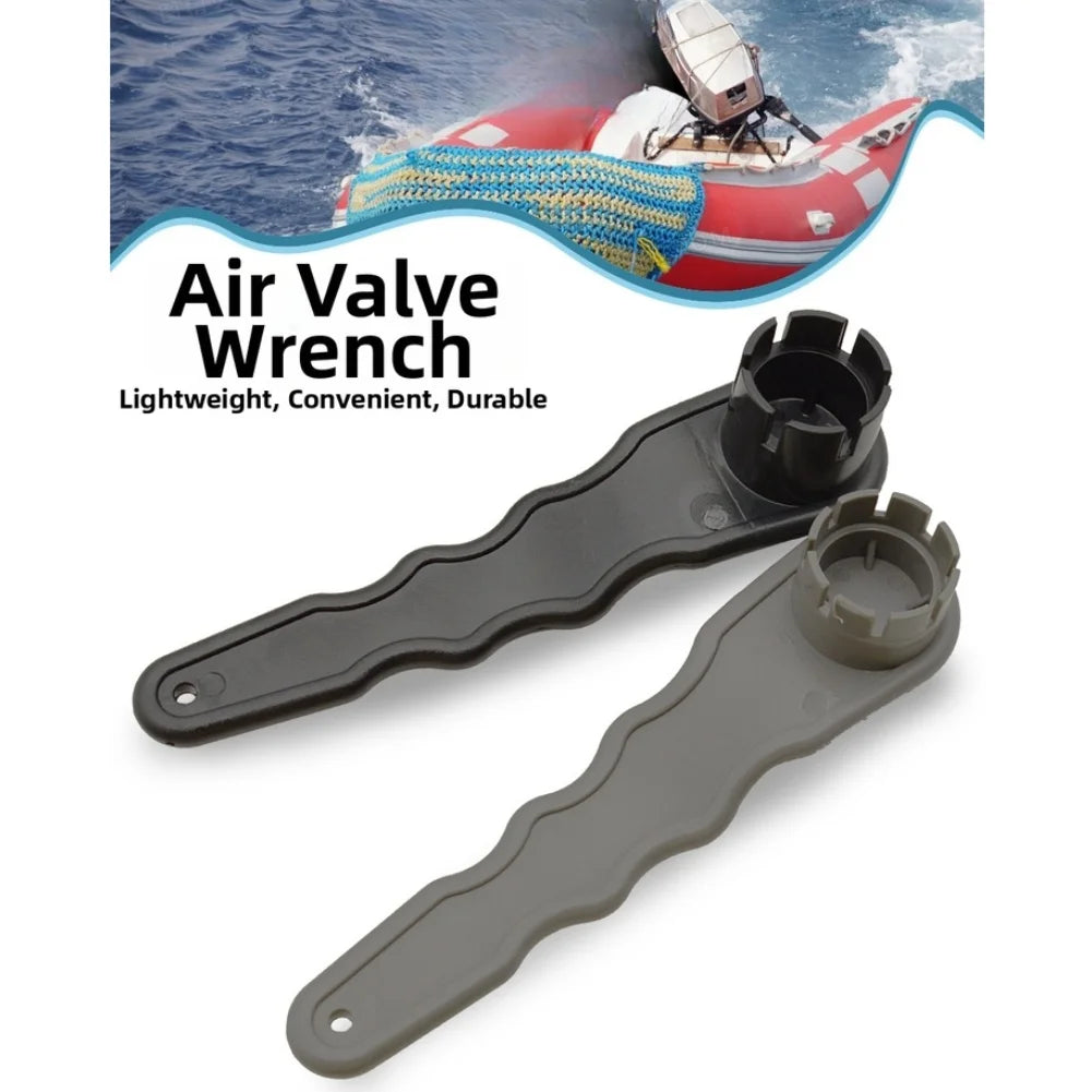 6 8 Teeth Spiral Air Valve Wrench For Inflatable Boat For Kayak Paddleboard ABS Grip Tool Oasis Select