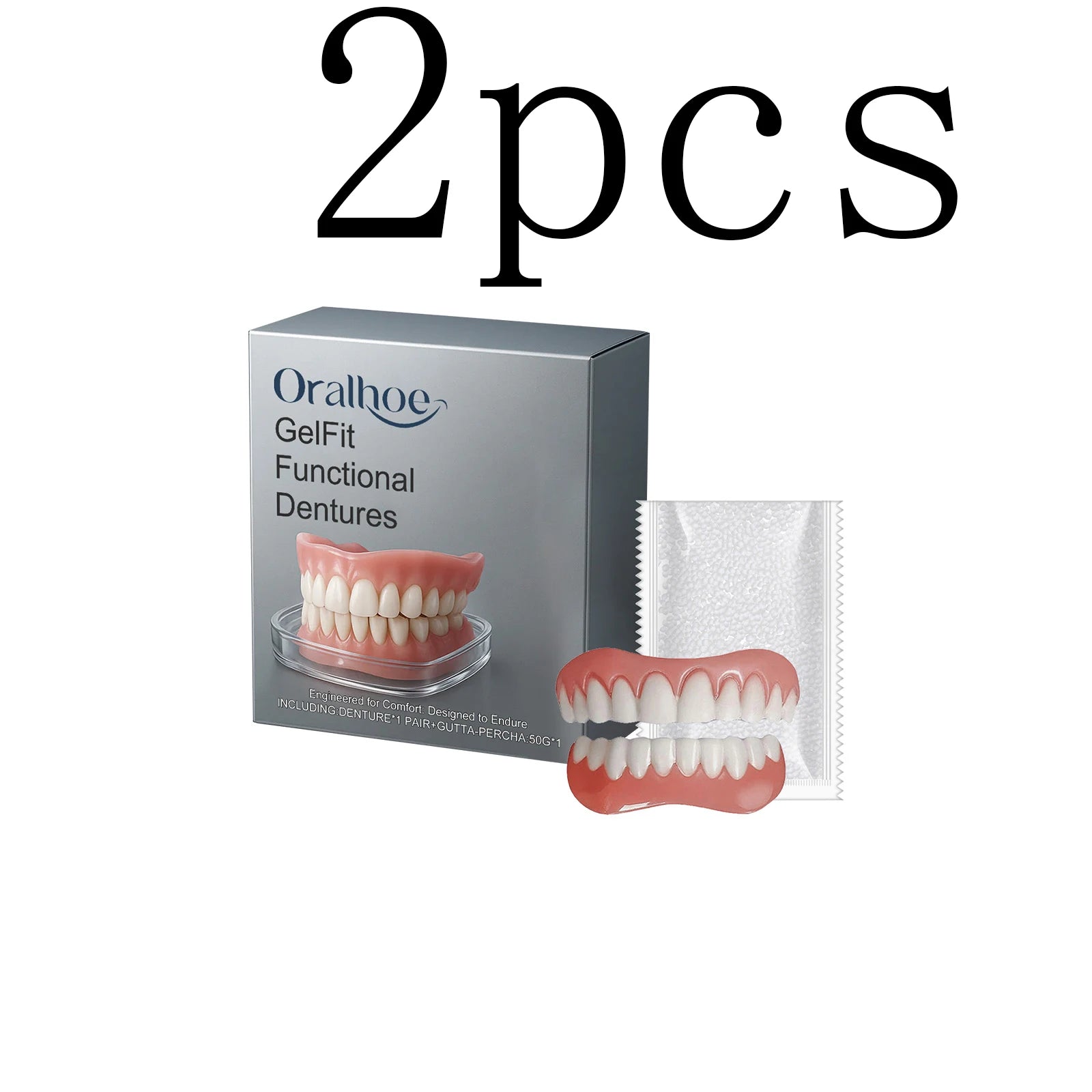 Denture Decoration Set – Covers Teeth Gaps & Boosts Smile